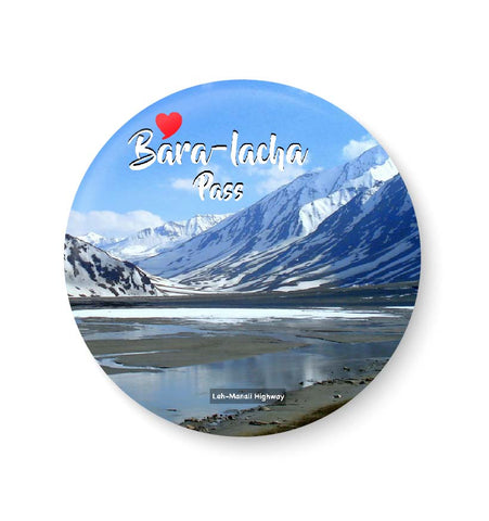 Love Bara - Lacha Pass I  Leh - Manali Highway I Travel Memories I Fridge Magnet