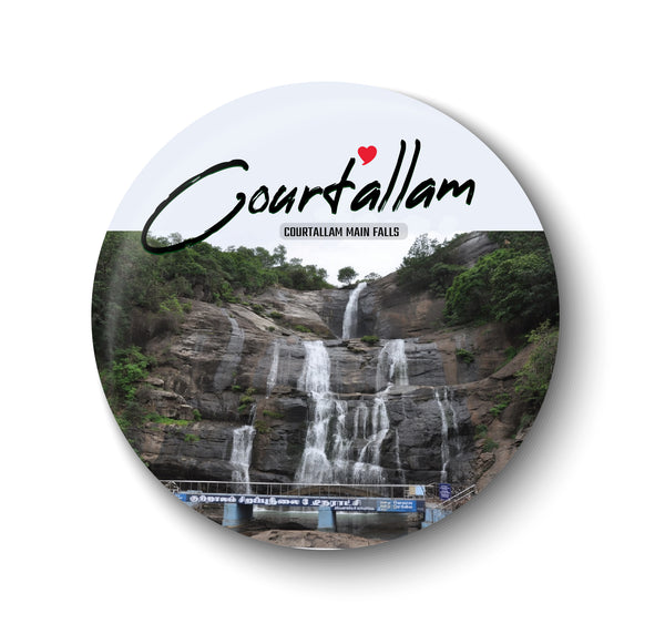 Love Courtallam I Courtallam Main Falls I Kutralam Falls I Tenkasi I Tamil Nadu I Souvenir I Travel Memories I Fridge Magnet