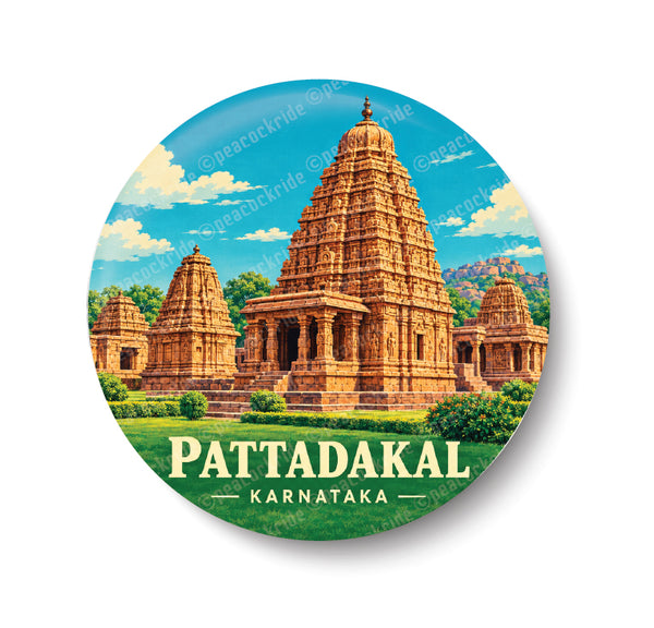 Love  Pattadakal I Pattadakal Temple I Karnataka I Souvenir I Travel Memories I Fridge Magnet