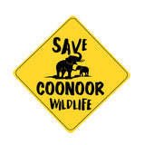 Save Coonoor Wild Life I Save Elephant I Forest I Environmental I Car Window Sticker