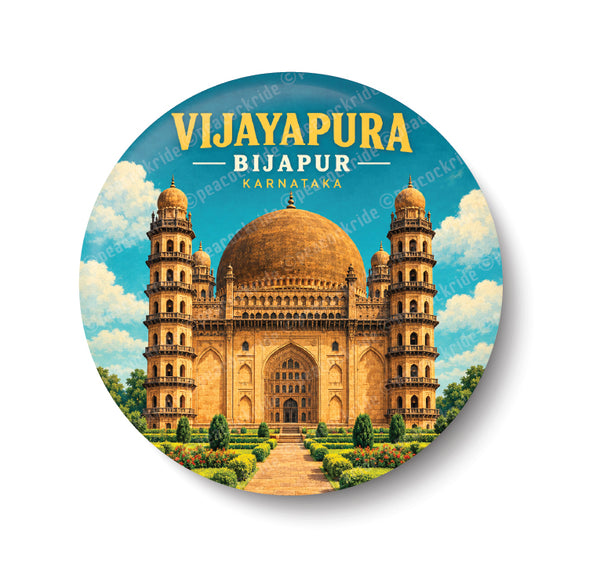 Love Vijayapura I Bijapur I Karnataka I Souvenir I Travel Memories I Fridge Magnet