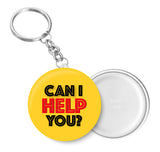 Can I Help you ? I Key Chain