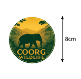 Coorg Wild Life I Save Wild Life I Animal I Forest I Environmental I Karnataka I Car Window Sticker