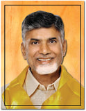 N. Chandrababu Naidu I Chandrababu Naidu I Telugu Desam Party I TDP I Wall Poster  / Frame