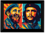 Fidel Castro Che Guevara I The Leader of Cuba I Marxist Revolution I Communist I Wall Poster / Frames