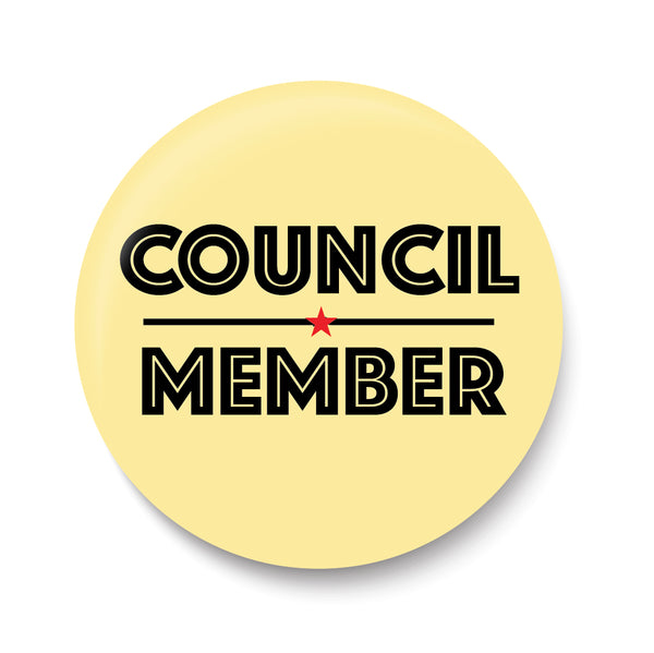 Council Member I School I College I Pin Badge