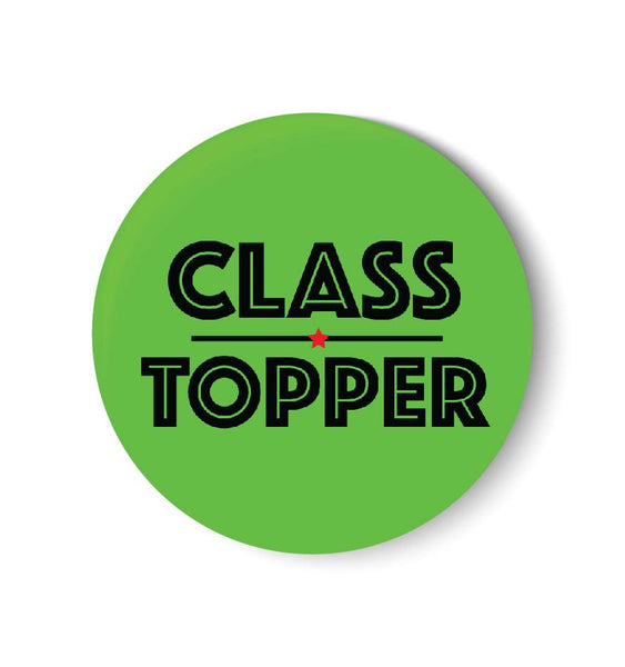 Class Topper I School I Pin Badge – Peacockride