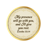 Exodus 33:14 I My Presence Will Go With You I Jesus Christ I Bible Quote I Car Window Sticker