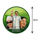 Edappadi K Palaniswami I Nammil Oruvar Namakkaga Oruvar I ADMK Election Car Window Sticker Pack of 2 No's