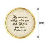 Exodus 33:14 I My Presence Will Go With You I Jesus Christ I Bible Quote I Car Window Sticker