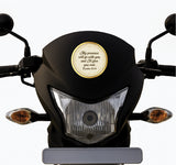 Exodus 33:14 I My Presence Will Go With You I Jesus Christ I Bible Quote I Bike Sticker