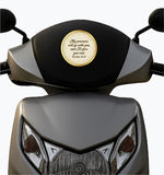 Exodus 33:14 I My Presence Will Go With You I Jesus Christ I Bible Quote I Bike Sticker