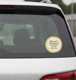 Exodus 33:14 I My Presence Will Go With You I Jesus Christ I Bible Quote I Car Window Sticker