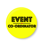 Event Co-ordinator I Office Pin Badge