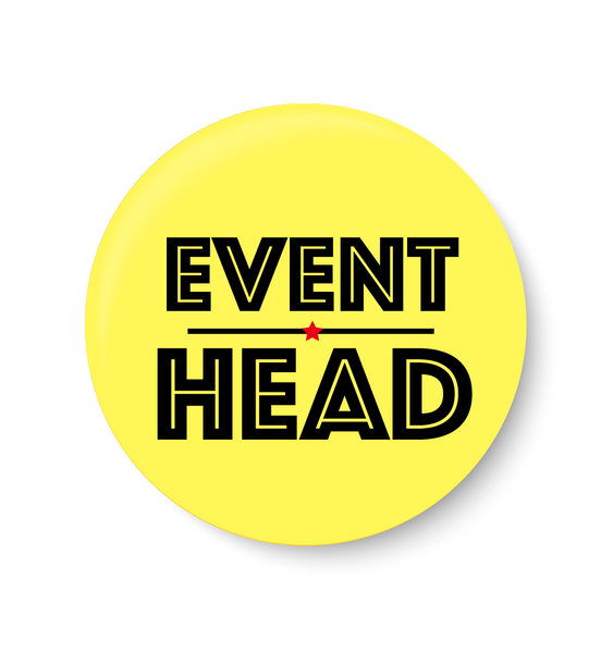 Event Head I Office Pin Badge