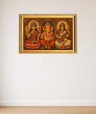 God Lakshmi Vinayagar Saraswathi I Ganesha I Spiritual I  Wall Poster / Frame