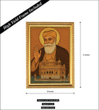 Guru Nanak I Lord Guru Nanaka Dev ji I Sikhism I Amritsar Golden Temple I Sikh I Spiritual I Wall Poster / Frames