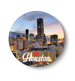 Love Houston I Love with United States Series I Fridge Magnet