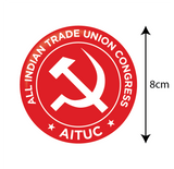 All India Trade Union Congress I AITUC I Bike Sticker