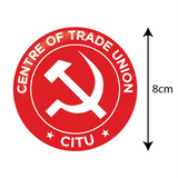 Centre of Indian Trade Unions I CITU I Bike Sticker