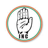 Indian National Congress Party I INC I Political I Car Window Sticker