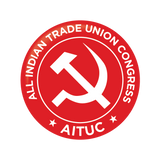All India Trade Union Congress I AITUC I Bike Sticker