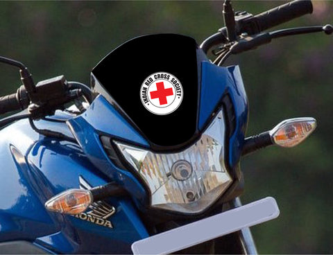 Indian Red Cross Society I IRCS I Bike Sticker