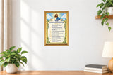 Ten Commandments I Bible Quote I Exodus 20 I Jesus Christ I Spiritual I Wall Poster/Frame