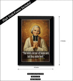 St. John Vianney I A Priest I Saints did not all begin well I Jesus Christ I Church I Bible Wall Poster / Frames