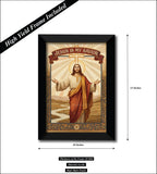 Jesus is My Savior I Jesus Christ I Spiritual I Wall Poster / Frames
