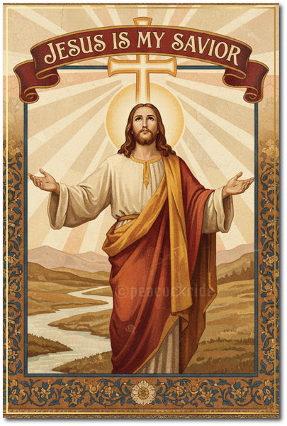 Jesus is My Savior I Jesus Christ I Spiritual I Wall Poster / Frames