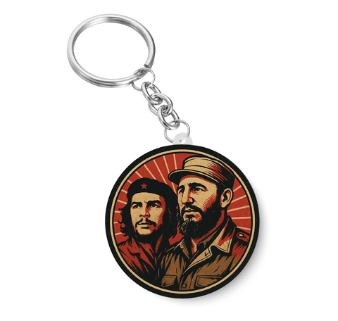 Che Guevara Fidel Castro I Marxist Revolution I Communist I Key Chain