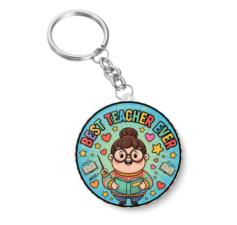 Best Professor I Best Teacher Ever I School I College I Key Chain
