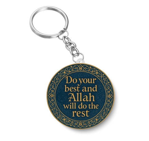 Do Your Best I Bismillah I Allah I Islamic I Muslim I  Key Chain