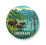 Love Thekkady I Periyar Tiger Reserve I Kerala Hill Station I Kerala I Souvenir I Travel Memories I Fridge Magnet