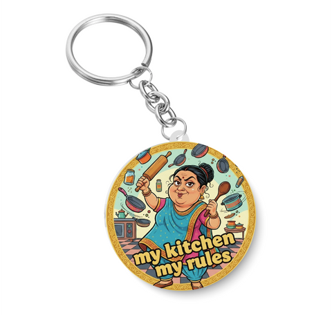 Cooking I My Kitchen My Rules I Indian MOM Kitchen Rules I Kitchen Rules I Restaurant I  Key Chain