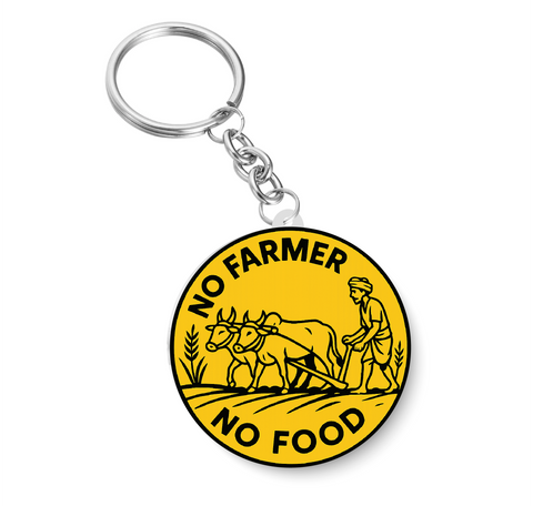 No Farmer No Food I Save Agriculture I Farmer I Agriculture I  Key Chain