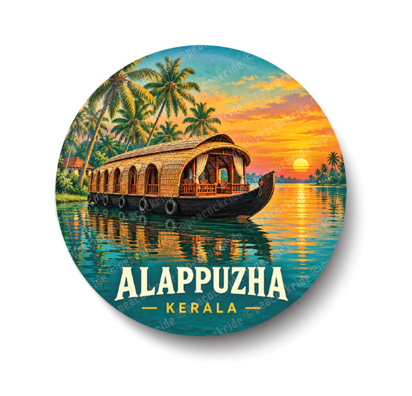 Love Alappuzha I Venice of the East I Coastal city I Kerala I Souvenir I Travel Memories I Fridge Magnet