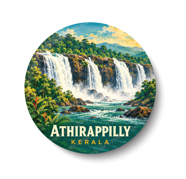 Love Athirappilly I Athirappilly Water Falls I Niagara of South India I Kerala I Souvenir I Travel Memories I Fridge Magnet