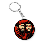 Fidel Castro Che Guevara I The Leader of Cuba I Marxist Revolution I Communist I Key Chain