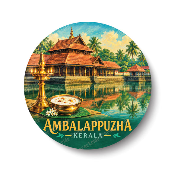 Love Ambalappuzha I Kerala I Souvenir I Travel Memories I Fridge Magnet