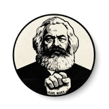 Karl Marx I Revolutionary Socialism I Communism I  Pin Badge
