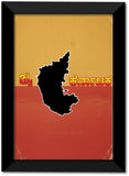 Karnataka I KA I Naanu Kannadiga I  Wall Poster / Frames