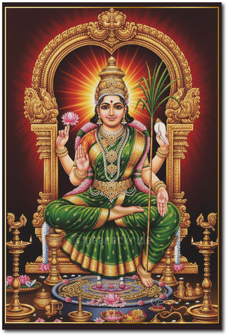 Sri Kanchi Kamakshi Amman I Kamakshi Amman I Spiritual I Wall Poster / Frames