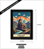 Kedarnath I Kedarnath Temple I Spiritual I Uttarakhand I India Travel Wall Poster / Frames