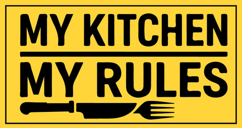 My Kitchen My Rules I Indian MOM Kitchen Rules I Cooking I Restaurant I Wall Sticker