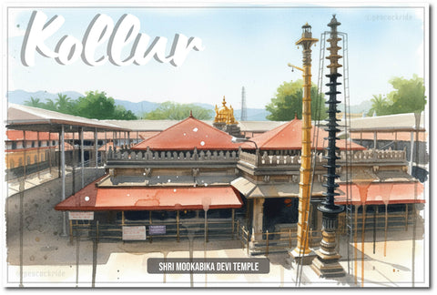 Kollur Sri Mookambika Devi Temple I Shri Mookambika Devi I Karnataka I Spiritual I Wall Poster / Frames