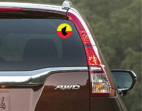 Karnataka I KA I Car Window Sticker