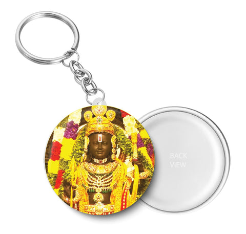 Ram Mandir Pran Prathistha I Ram Lalla Virajman I Ayodhya Ram Mandir I Jai Shree Ram Key chain