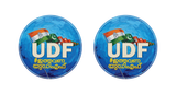 United Democratic Front I UDF I Kerala Congress I This time UDF I Car Window Sticker Pack of 2 No's